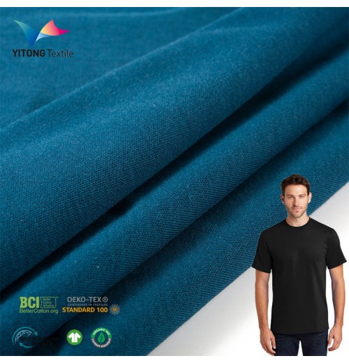 Wholesale 180 gsm Organic Cotton Fabric Knitted Cotton Fabric 100% Cotton Fabric for t-shirt Clothing Wholesale 180 gsm Organic Cotton Fabric Knitted Cotton Fabric 100% Cotton Fabric for t-shirt Clothing
